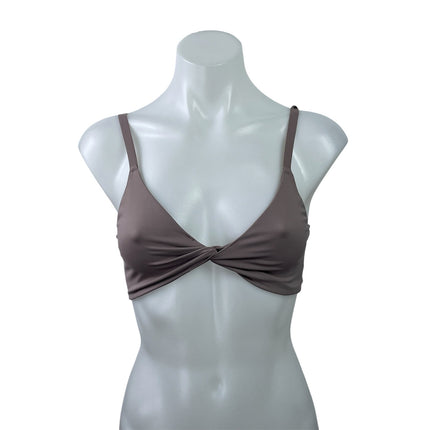Gymshark Elevate Twist Front Green & Tan Bundle Lot of 2 Sports Bra Tank Top S