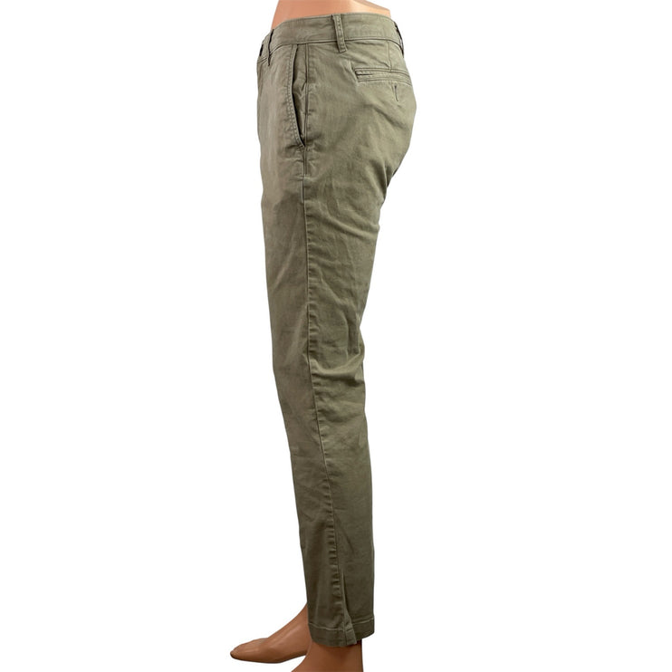 Flint and Tinder Men's Gray Slim Fit Straight Leg Chino Khaki Trousers Pants 30