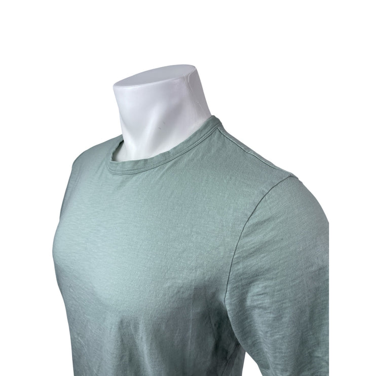 Theory Essential Men's Green Short Sleeve Crew Neck Slim Basic Tee T-Shirt Top M