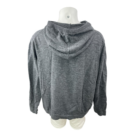 G.H Bass & Co. Men's Gray Long Sleeve Hooded Hoodie Sweatshirt Sweater Top Sz XL