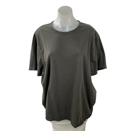Madewell All Day Tee Oversized Gray Short Sleeve Crew Neck Boxy T-Shirt Top XL
