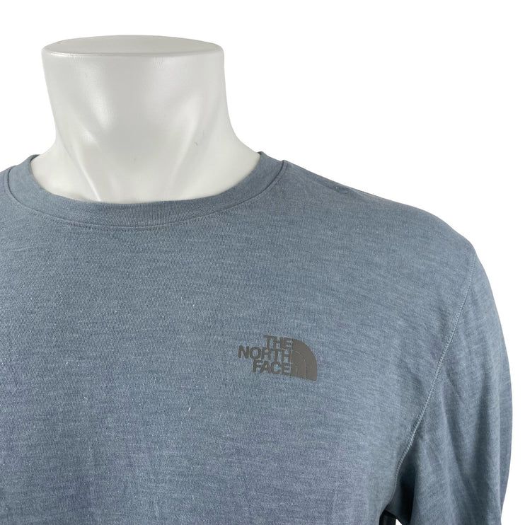 The North Face Gray Crew Neck Long Sleeve Sweater Sweatshirt Tee T-Shirt Top XL