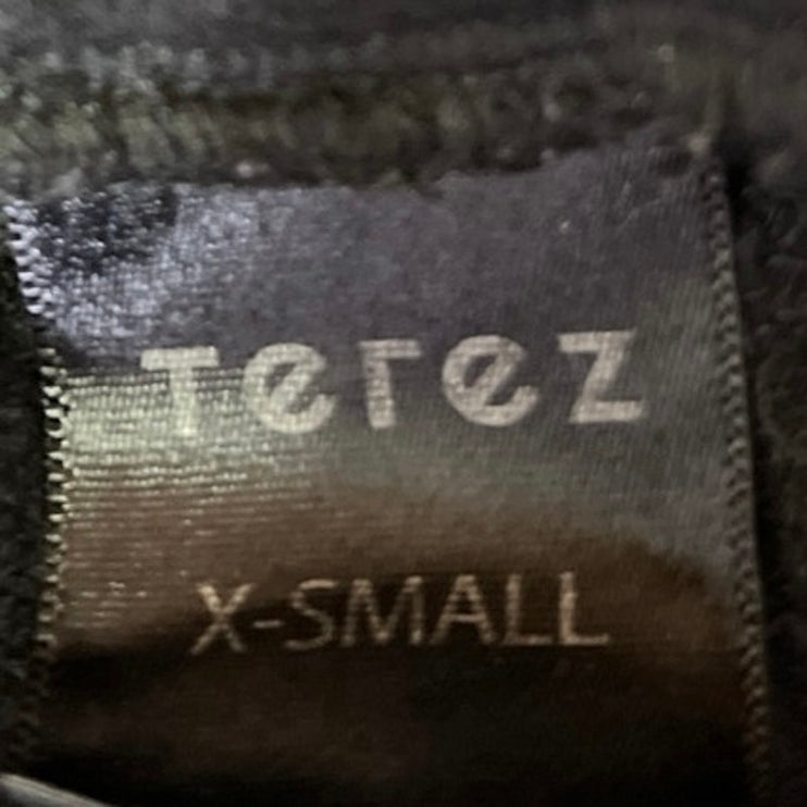 Terez Women's Black Star Print Drawstring Athletic Jogger Sweat Pants Size XS