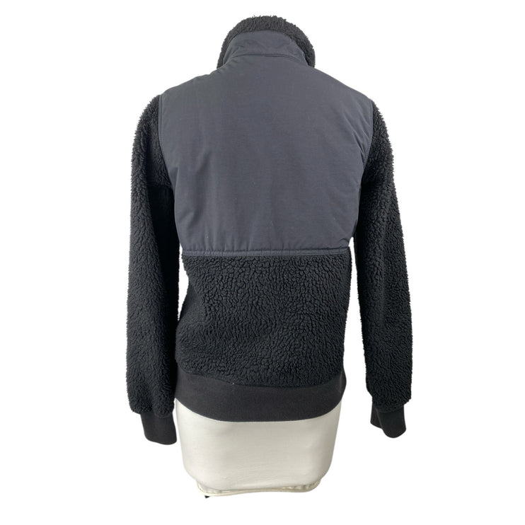 Burton Bolden Women's Black Fleece Sherpa Utility Long Sleeve Full Zip Jacket S