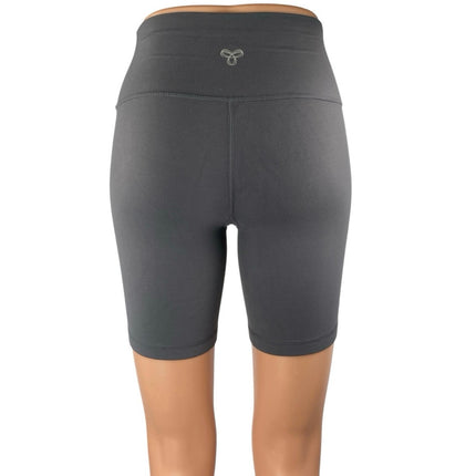 Aritzia TNA Atmophlex Women's Gray Mid Rise Athletic Running Biker Shorts Sz XS