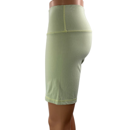 Aritzia TNA Action Green High Rise Yoga Workout Athletic Biker Shorts Size M