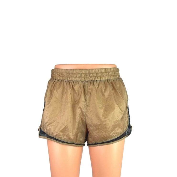 Urban Outfitters Out From Under Tan Mesh Trim Dolphin Mini Lounge Shorts Size S