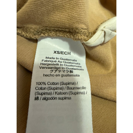 Madewell Tan Khaki Short Sleeve Crew Neck Casual Basic T Shirt Tee Top Size XS