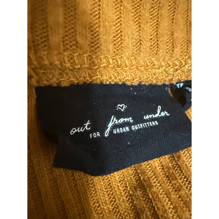 Urban Outfitters Out From Under Tan Long Balloon Sleeve Boxy Cropped Sweater XS