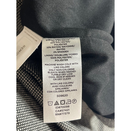 Ann Taylor Petite Women's Gray High Rise Knee Length Straight Pencil Skirt Sz 4