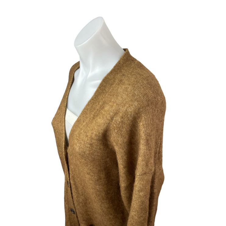 Aritzia Wilfred Free Ryley Wool V Neck Long Sleeve Button Cardigan Sweater Top S
