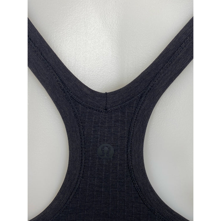 Lululemon Women's Black Racerback Yoga Workout Running Athletic Tank Top Size 0