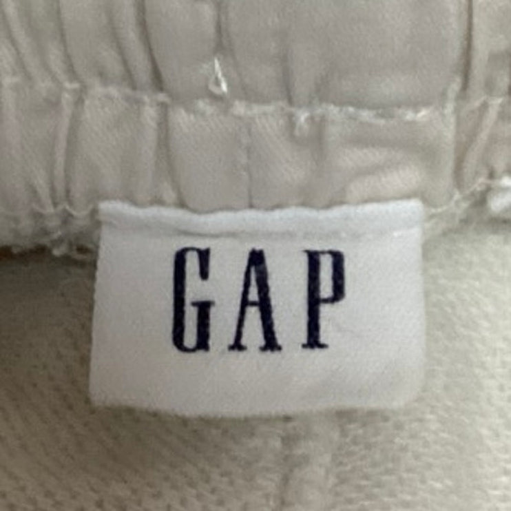 Gap Women's White Drawstring High Waisted Tapered Jogger Sweat Pants Size XS