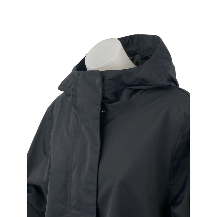 Athleta Women's Black Long Sleeve Hooded Hiking Hunting Athletic Coat Jacket XL