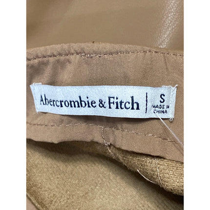 NEW Abercrombie & Fitch Tan Khaki High Waisted Wrap Skirt Skort Shorts Size S