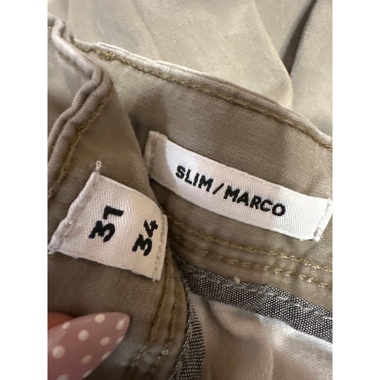 Jack & Jones Marco Beige High Rise Slim Tapered Straight Chino Khaki Pants Sz 31