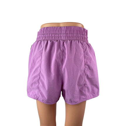 All in Motion Women's Pink Purple Yoga Running Workout Athletic Shorts Size S