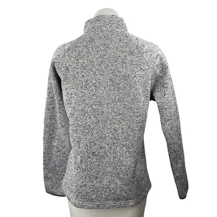 Vantage Summit Fleece Gray Full Zip Long Sleeve Sweatshirt Sweater Jacket Top M
