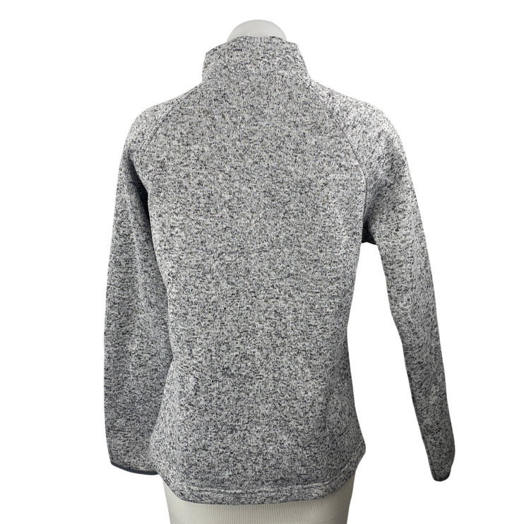 Vantage Summit Fleece Gray Full Zip Long Sleeve Sweatshirt Sweater Jacket Top M