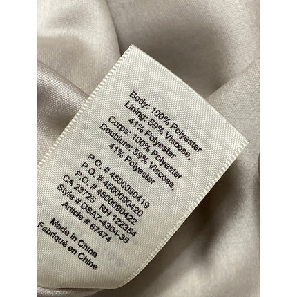 Aritzia Wilfred Cream Faux Fur Robe Collar Long Sleeve Cardigan Coat Jacket Sz S