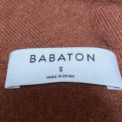 Aritzia Babaton Brown Sleeveless Crew Neck Knit Cami Camisole Tank Top Size S