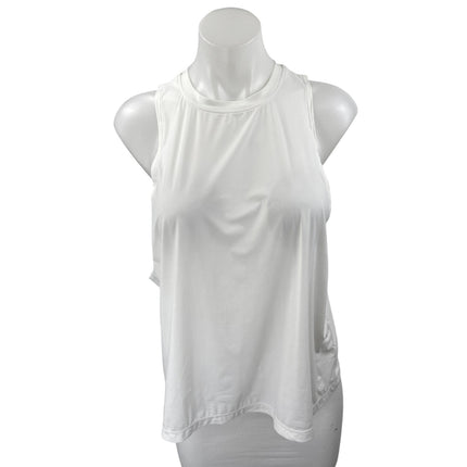 Soulcycle Women's White Sleeveless Activewear Training Muscle Tee Tank Top Sz M