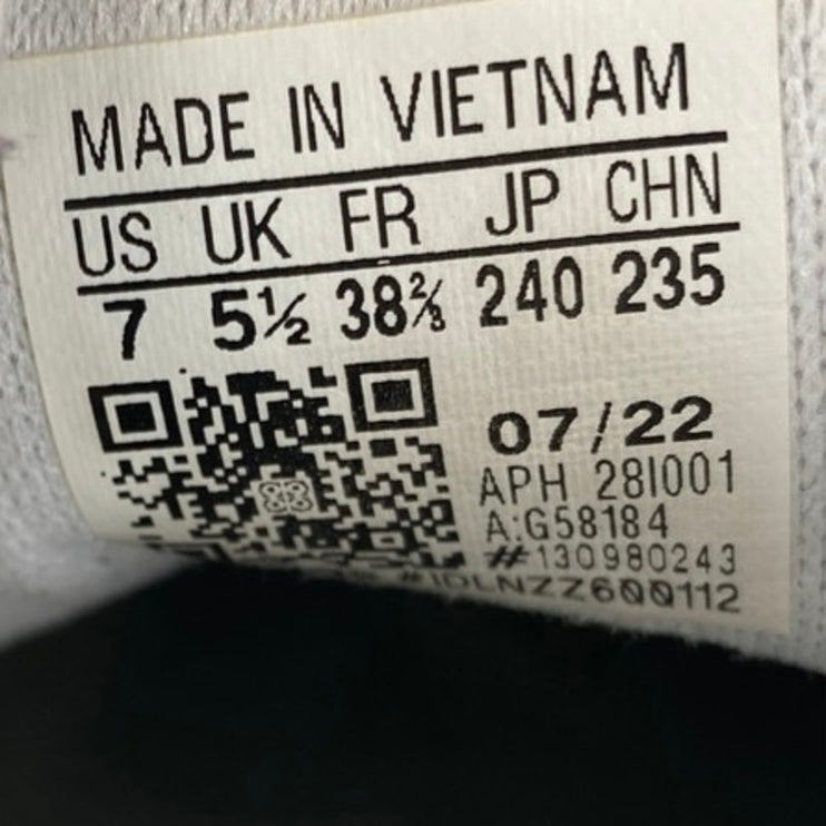 Adidas Stan Smith Women's White Gold Lace Up Tennis Leather Sneakers Shoes Sz 7