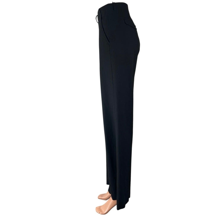 The Limited Women's Black High Rise Flare Bootcut Career Trousers Pants Size 10