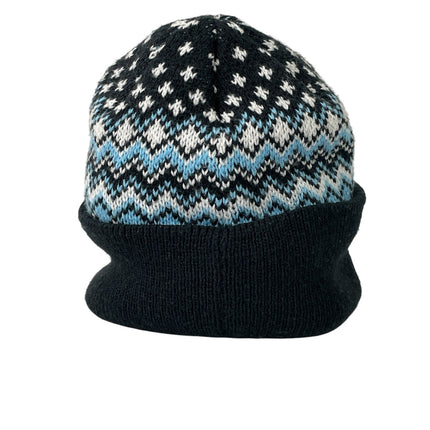 47 Brand Women's Black Blue Rhode Island Argyle Knit Bonnet Beanie Hat Cap OS