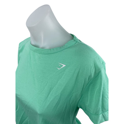 Gymshark Green Short Sleeve Yoga Gym Workout Athletic Activewear T-Shirt Top XS
