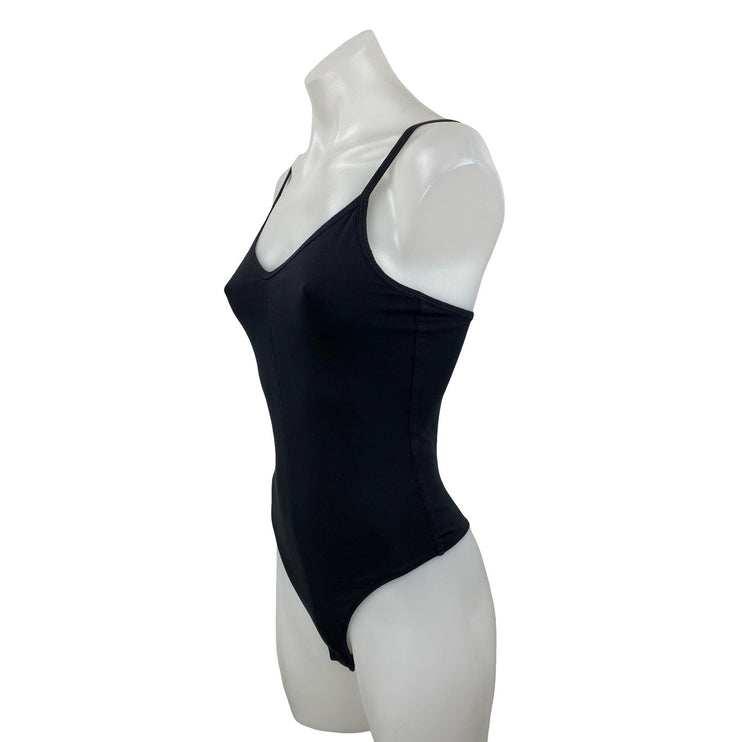 Everlane Women's Black Sleeveless V Neck Camisole Tank Shapewear Bodysuit Top XS