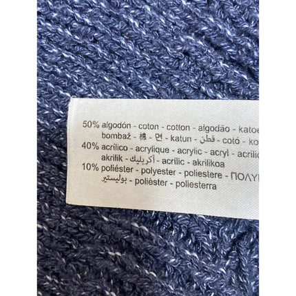 Zara Womens Blue Distressed Sleeveless Square Neck Bralette Crop Cami Tank Top S