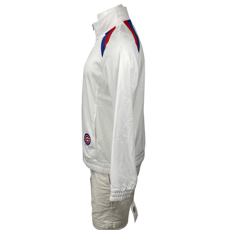 NEW Chicago Cubs Carl Banks G-III 4Her Athletic Activewear Track Coat Jacket L
