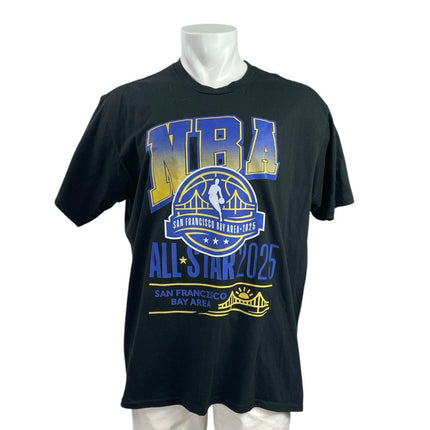 NBA 2025 All Star San Francisco Bay Area Graphic Merchandise Tee T-Shirt Top XL