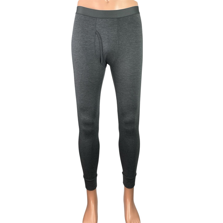 Uniqlo Heat Tech Ultra Warm Mens Gray Turtleneck Long Sleeve Leggings 2 Pc Set M