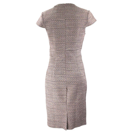 NEW Grace Karin Women's Pink Tweed Cap Sleeve Knee Length Pencil Sheath Dress S