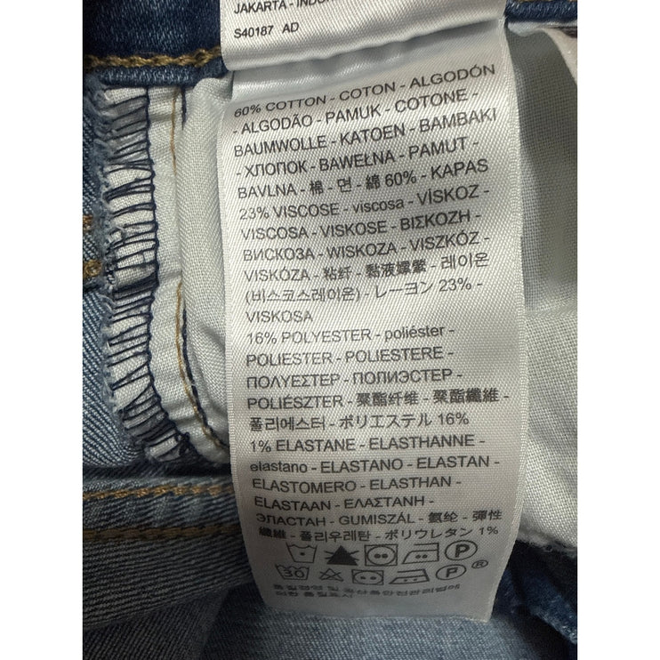 Levi's 721 High Rise Skinny Women's Blue Medium Wash Ankle Denim Jeans Size 27