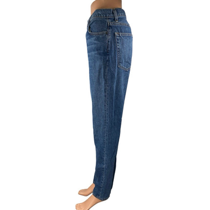 Reformation Women's Blue Medium Wash High Waisted Straight Denim Jeans Size 29