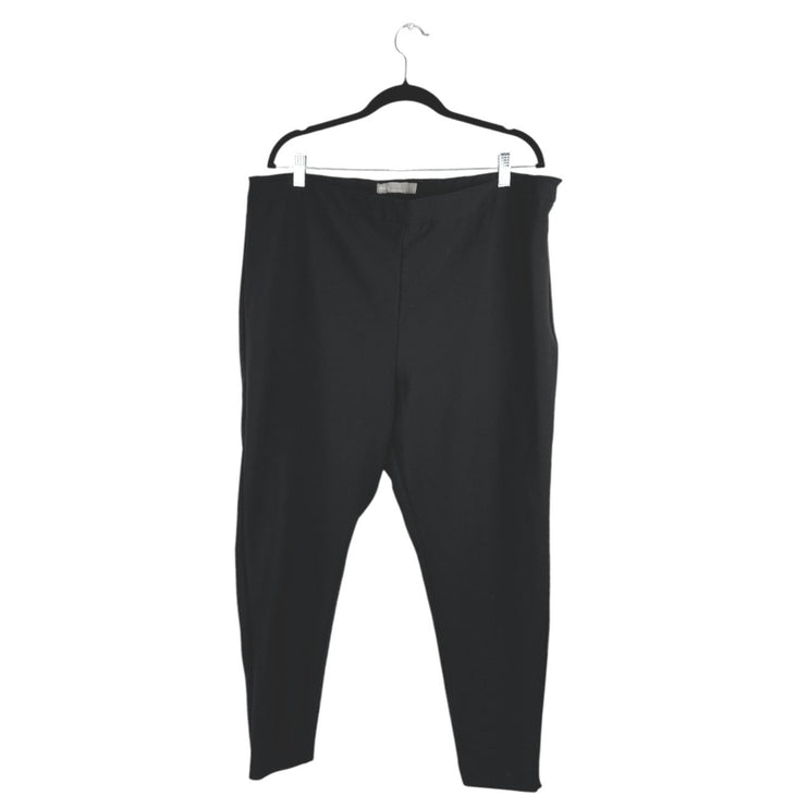 Asos Women's Black High Waist Skinny Leg Zipper Trousers Dress Pants Size 20