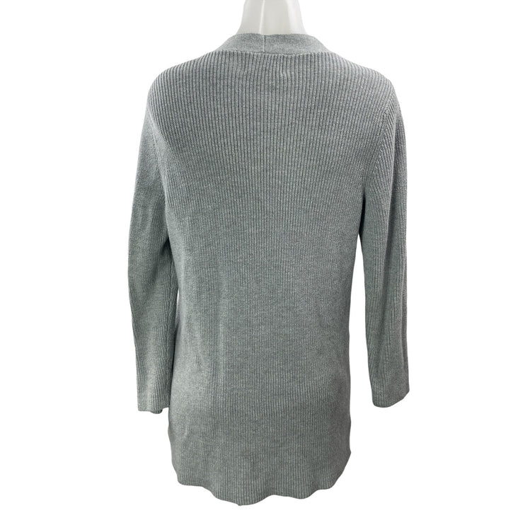 Old Navy Women's Gray Pocket Long Sleeve Open Front Knit Cardigan Sweater Sz XS