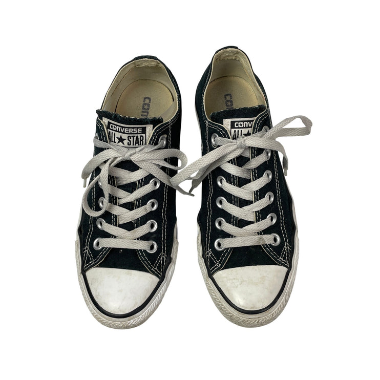 Converse Chuck Taylor All Star Ox Unisex Black Low Top Lace Up Sneakers W7 M5