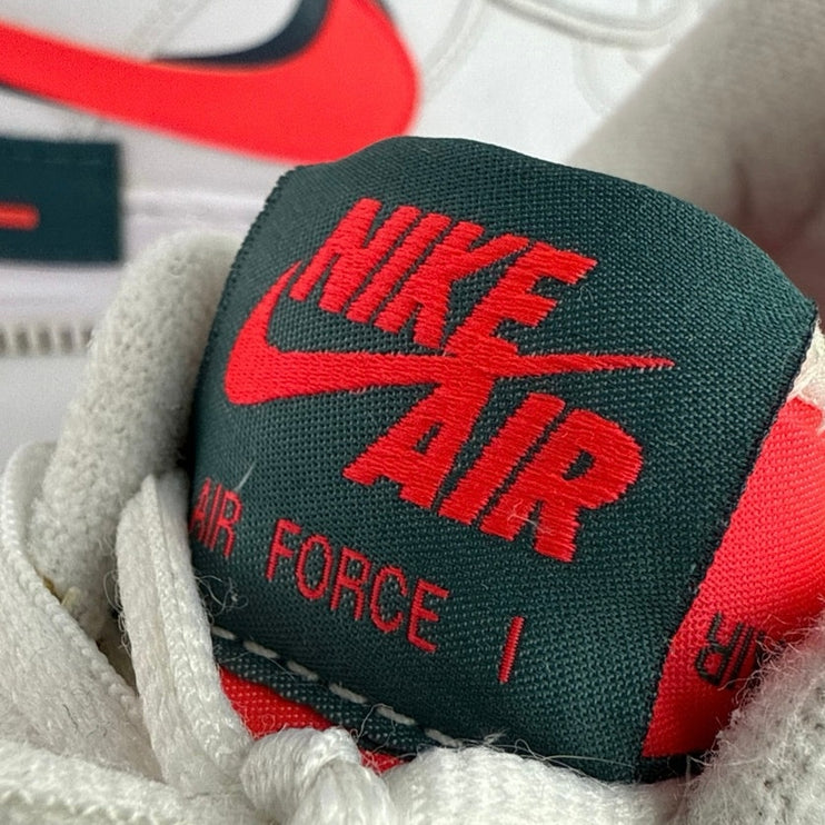 Nike Air Force 1 Low Shadow Men's White Low Top Lace Up Sneakers Shoes Size 9.5