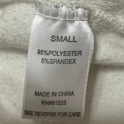 Jacklyn Intimates Men's White Knitted Collared Short Sleeve Polo Shirt Top Sz S