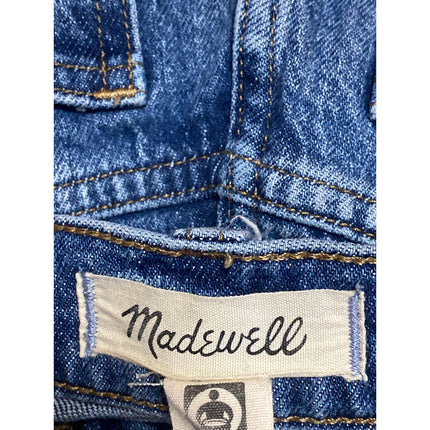 Madewell The Perfect Vintage Women's Blue Straight High Rise Denim Jeans Size 25