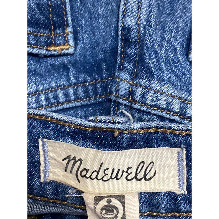 Madewell The Perfect Vintage Women's Blue Straight High Rise Denim Jeans Size 25