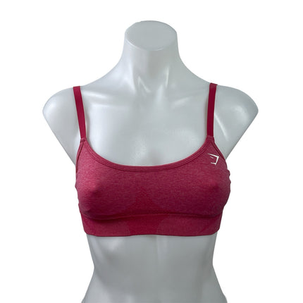 Gymshark Vital Pink & Green Workout Active Bundle Lot of 2 Sports Bra Tank Top S