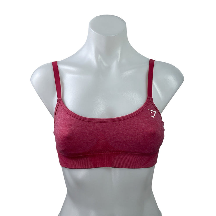 Gymshark Vital Pink & Green Workout Active Bundle Lot of 2 Sports Bra Tank Top S