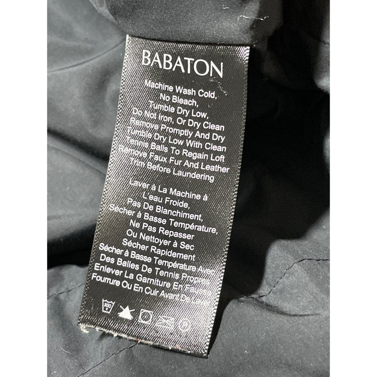 Aritzia Babaton Women's Black Down Hoodie Long Sleeve Puffer Coat Jacket Size S