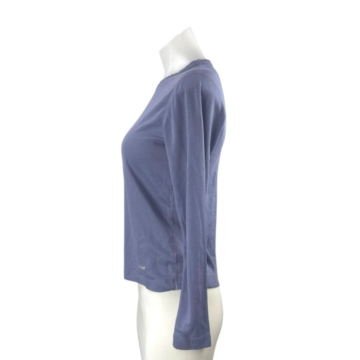 Patagonia Capilene Women's Purple Base Layer Long Sleeve T Shirt Tee Top Size XS