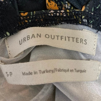 Urban Outfitters Multicolor Floral Sleeveless Plunging Tie Back Crop Top Size S